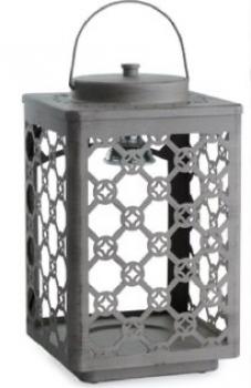 Candle Warmers GARDEN Laterne Metall vintage taupe